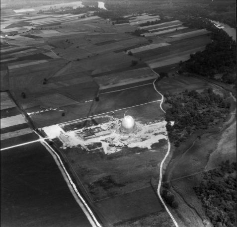 Arial View of the Atomic Egg in 1957
